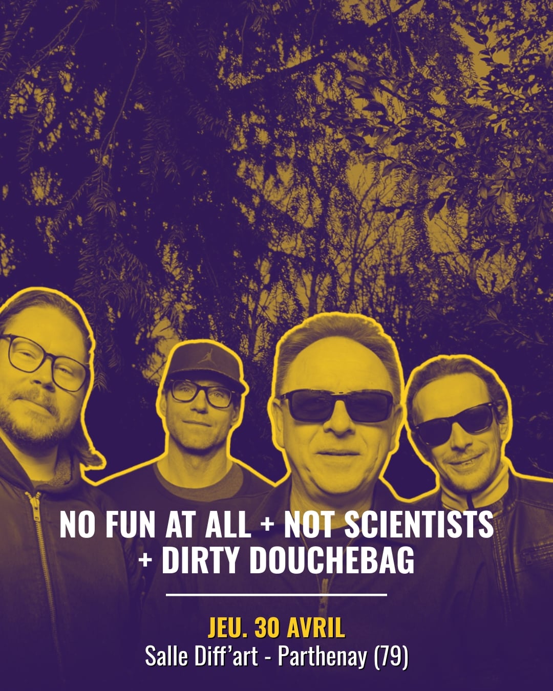 Concert No fun at all + not scientists + Dirty Douchebag
