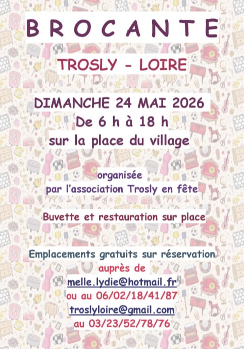Brocante à Trosly-Loire