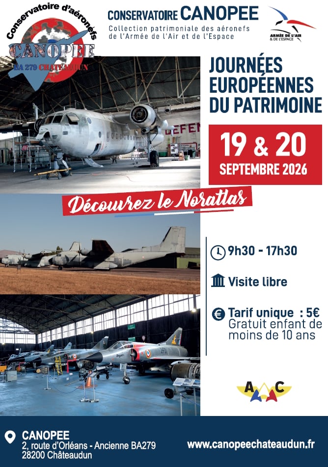 Visite du conservatoire aéronautique CANOPEE