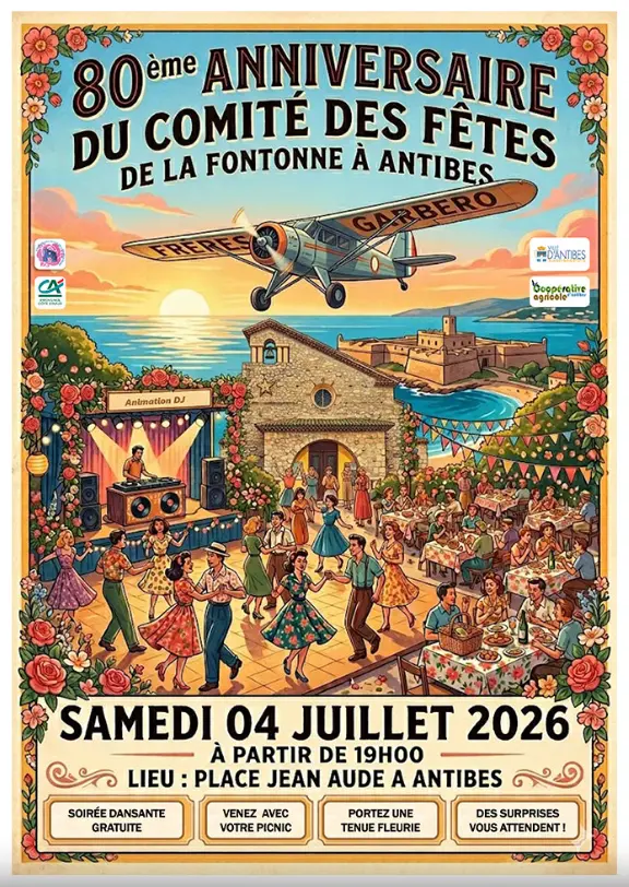 80e anniversaire du comité des fêtes de la Fontonne
