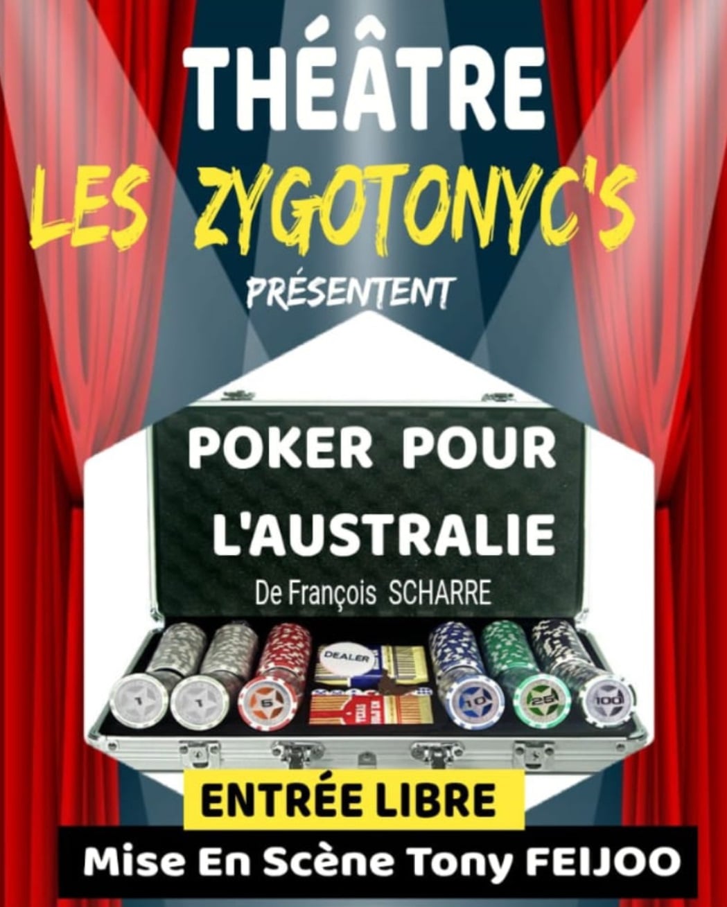 Théatre-comédie "Poker pour l'Australie" 2026