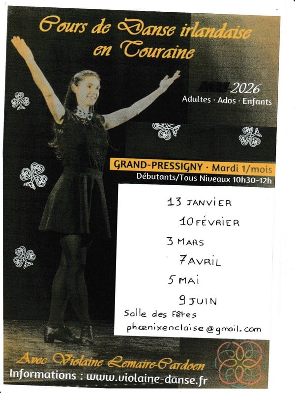 Cours de danse irlandaise