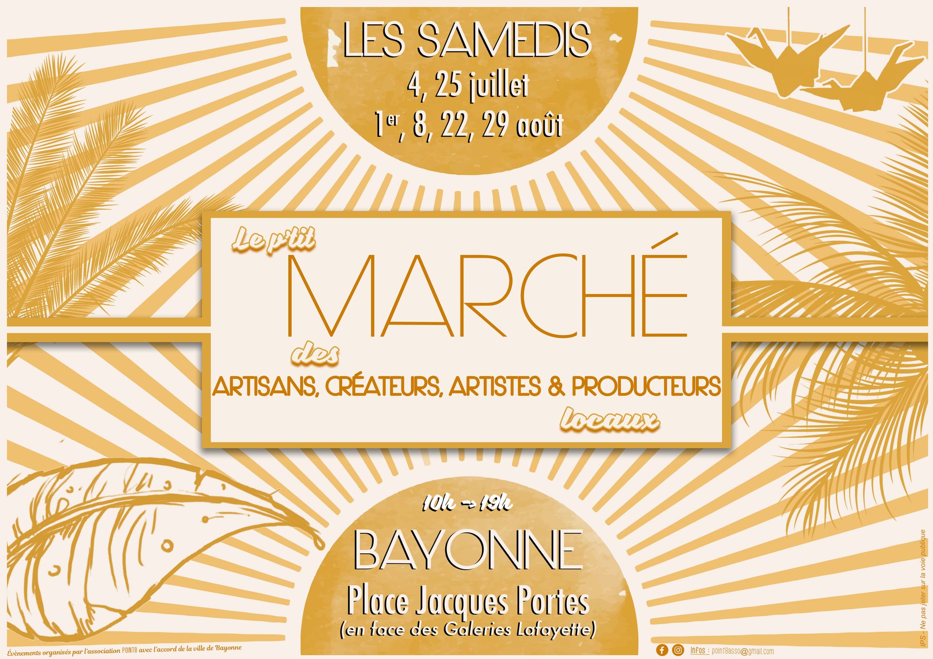 Le p'tit marché des artisans, créateurs, artistes et producteurs locaux