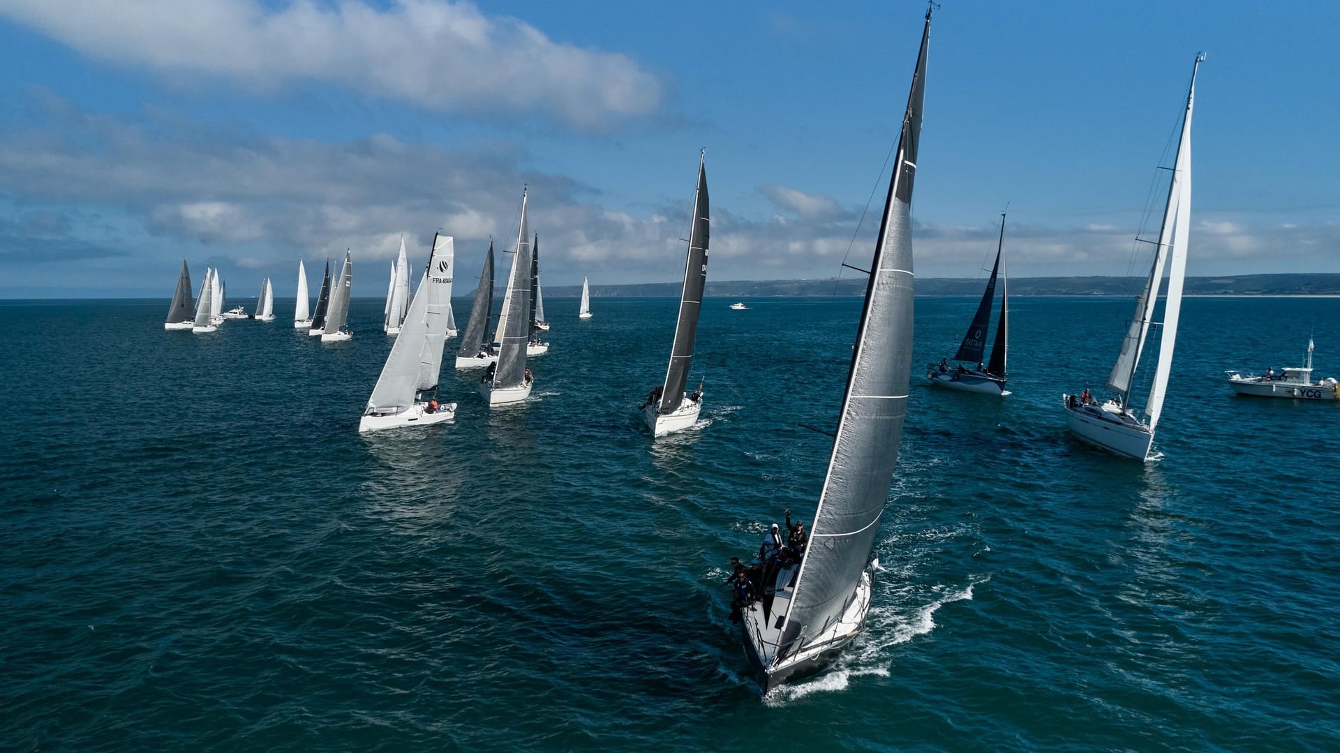 Tour des ports de la Manche - arrivée à Diélette