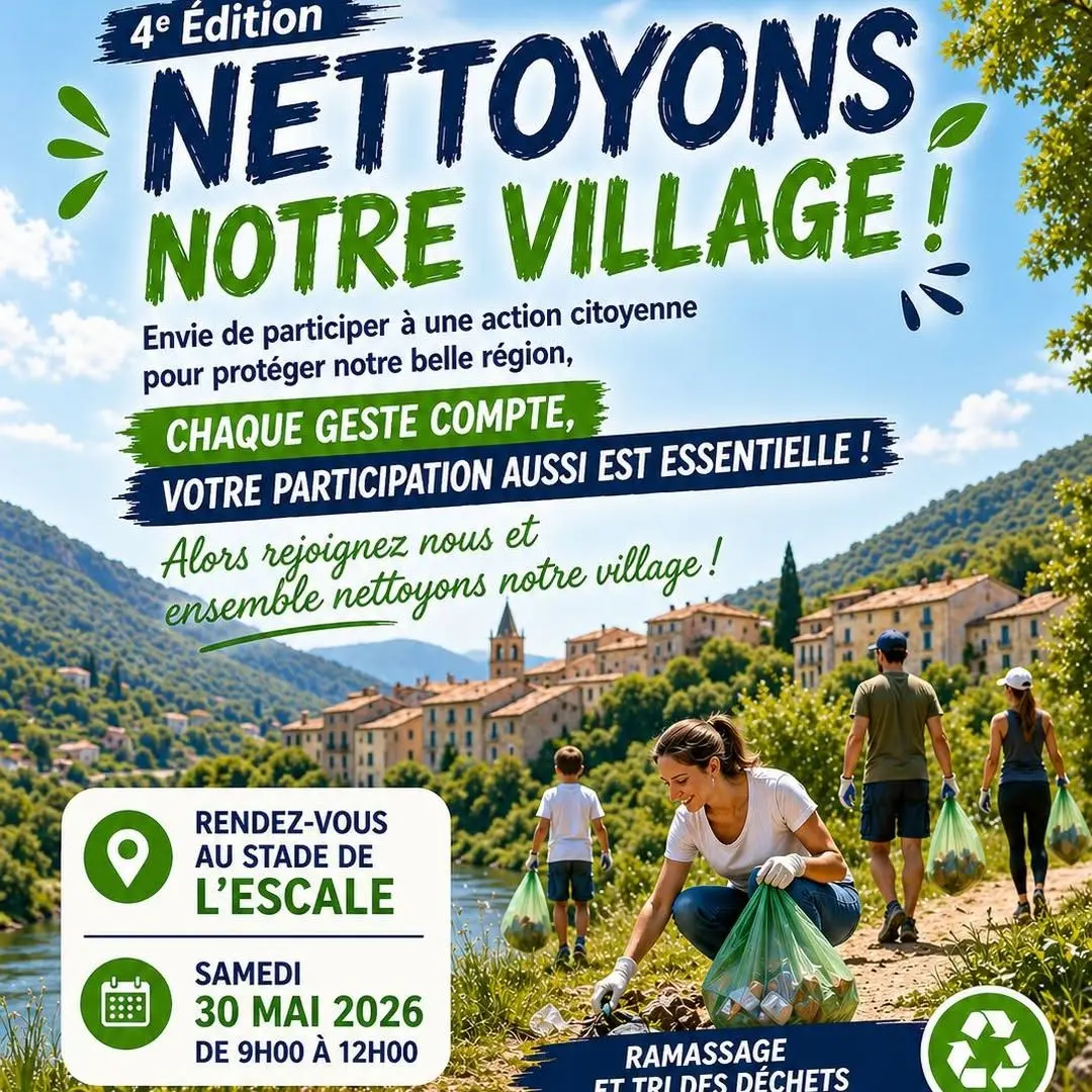 Nettoyons le sud à l'Escale