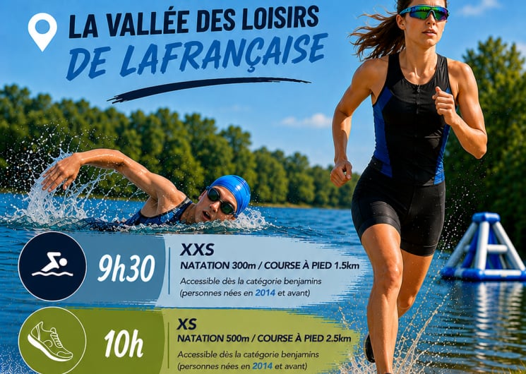 Aquathlon La Valada à Lafrançaise