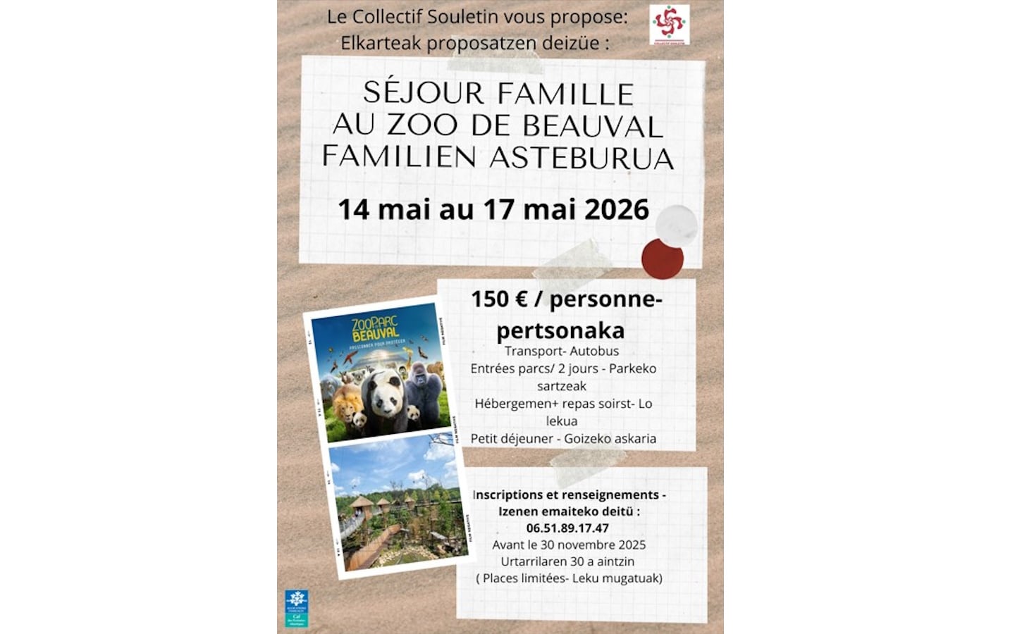 Séjour famille au zoo de Beauval