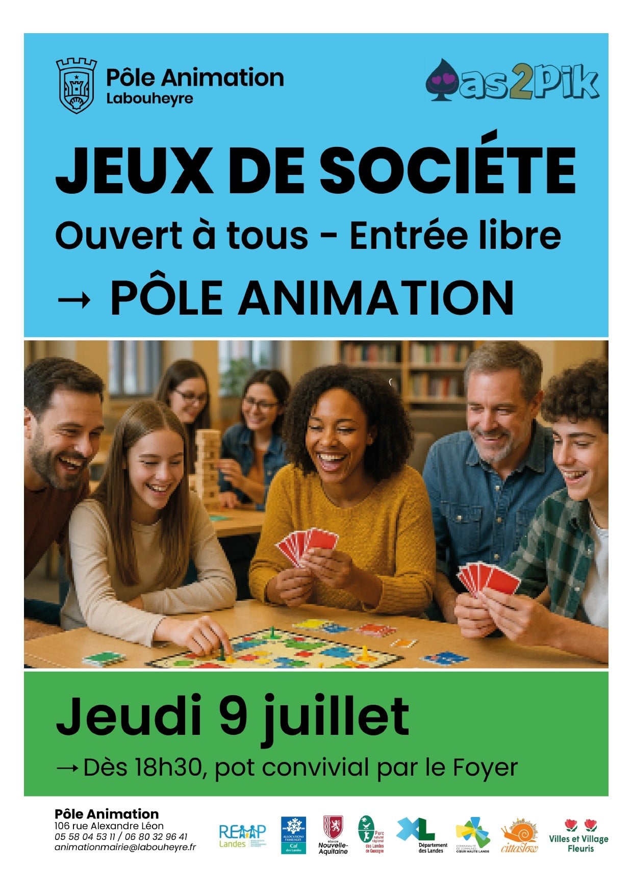 Soirée Jeux de société