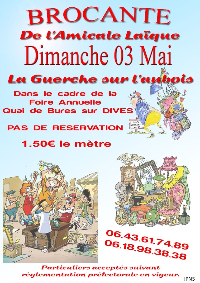Brocante de L'Amicale Laique la Guerche handball