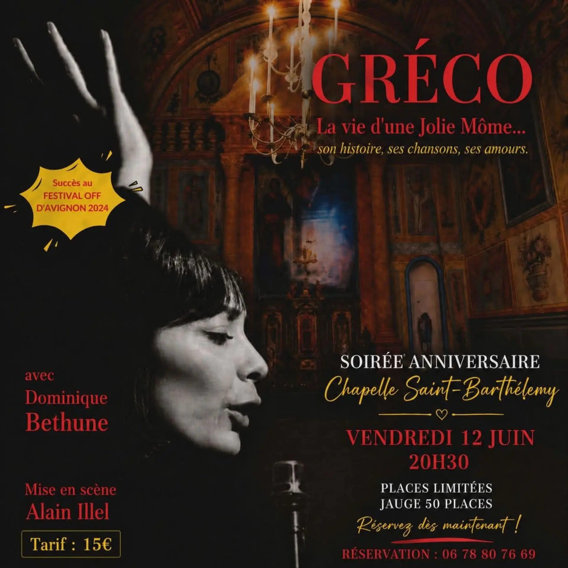 GRECO, la vie d'une jolie môme - Théatre