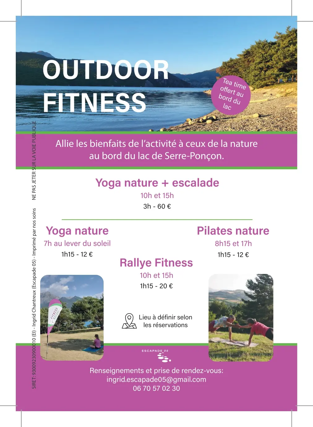 Outdoor Fitness - Pilate nature