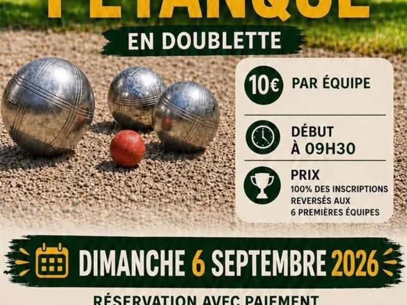 Concours de pétanque