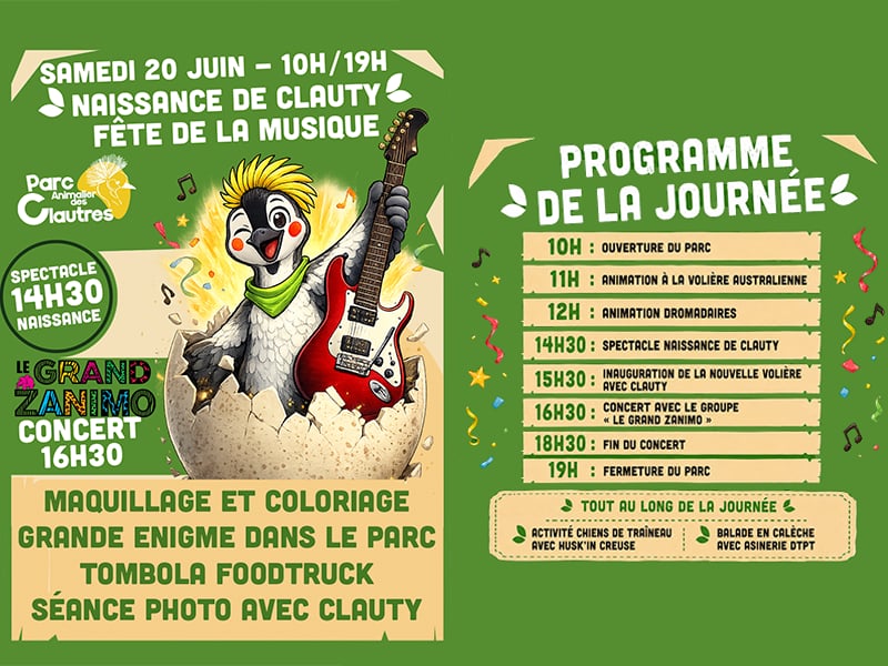 Fête de la musique et naissance de Clauty