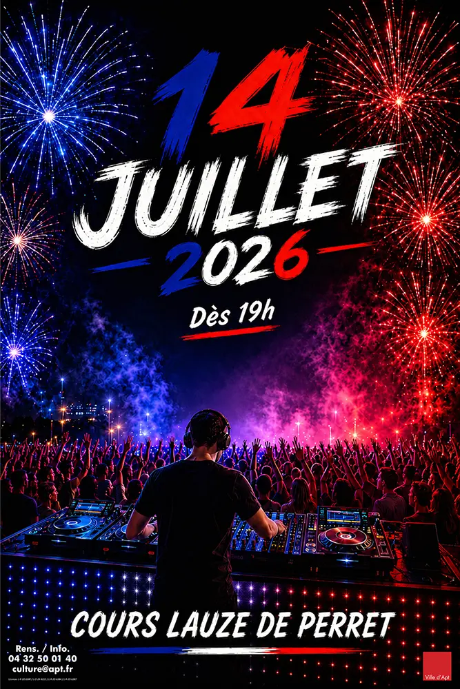Feux artifice de la ville d'Apt