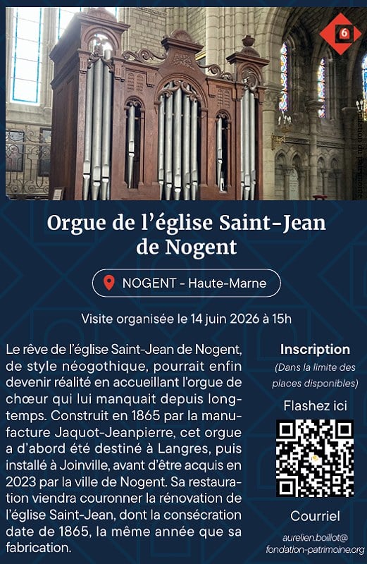 Visite de l'orgue de Nogent