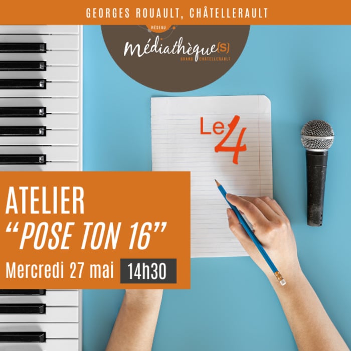 "Pose ton 16" : atelier d'écriture rap animé par Le 4