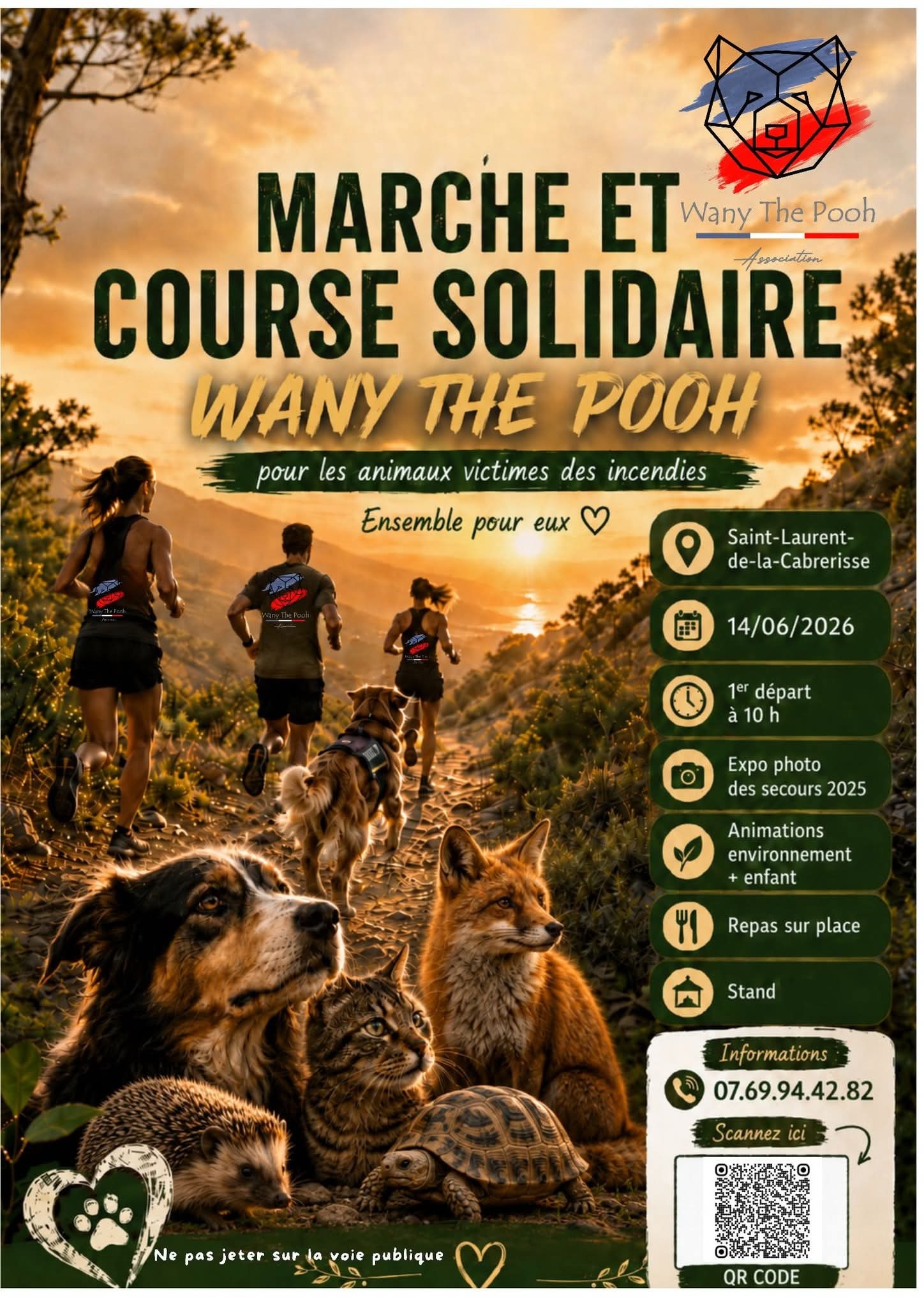 Marche et course solidaire Wany The Pooh