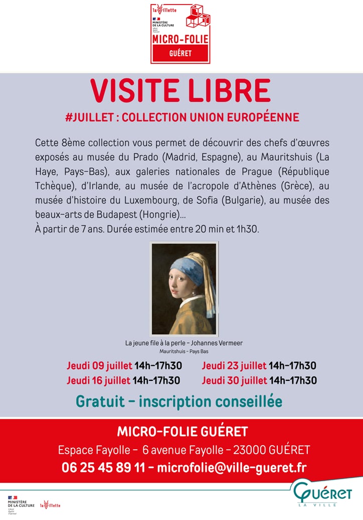 Visite libre collection Union européenne