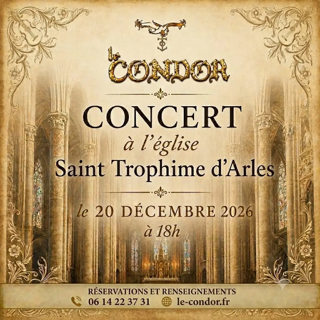 Concert du Condor à l'église Saint-Trophime