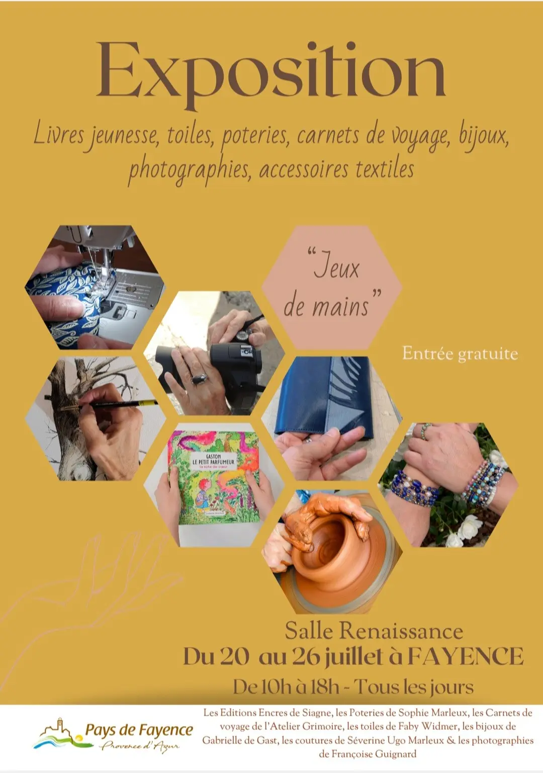 Exposition Jeux de mains