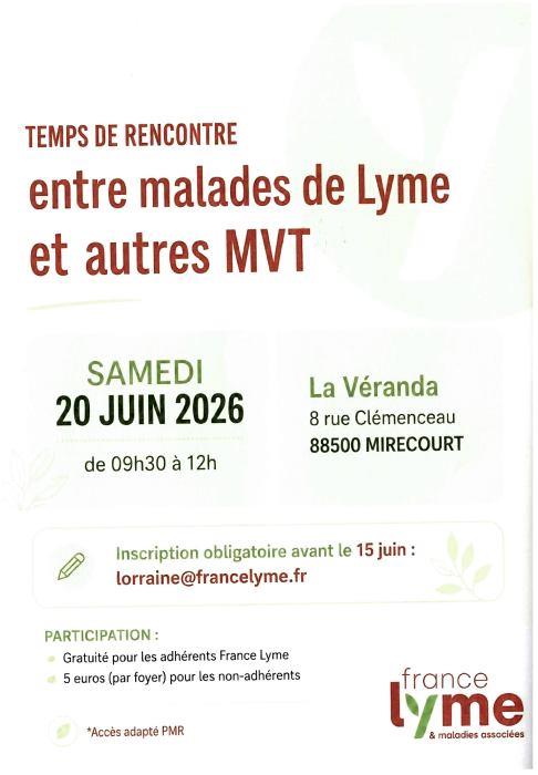 Temps de Rencontre entre malades de Lyme et autres MVT