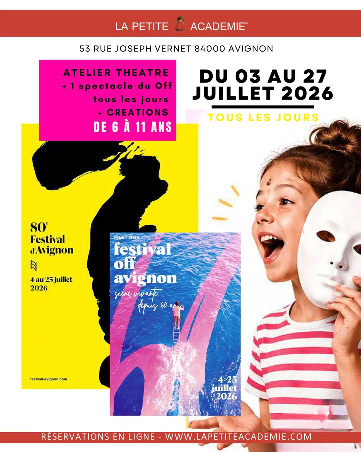 Stage théâtre jeune public à La Petite Académie