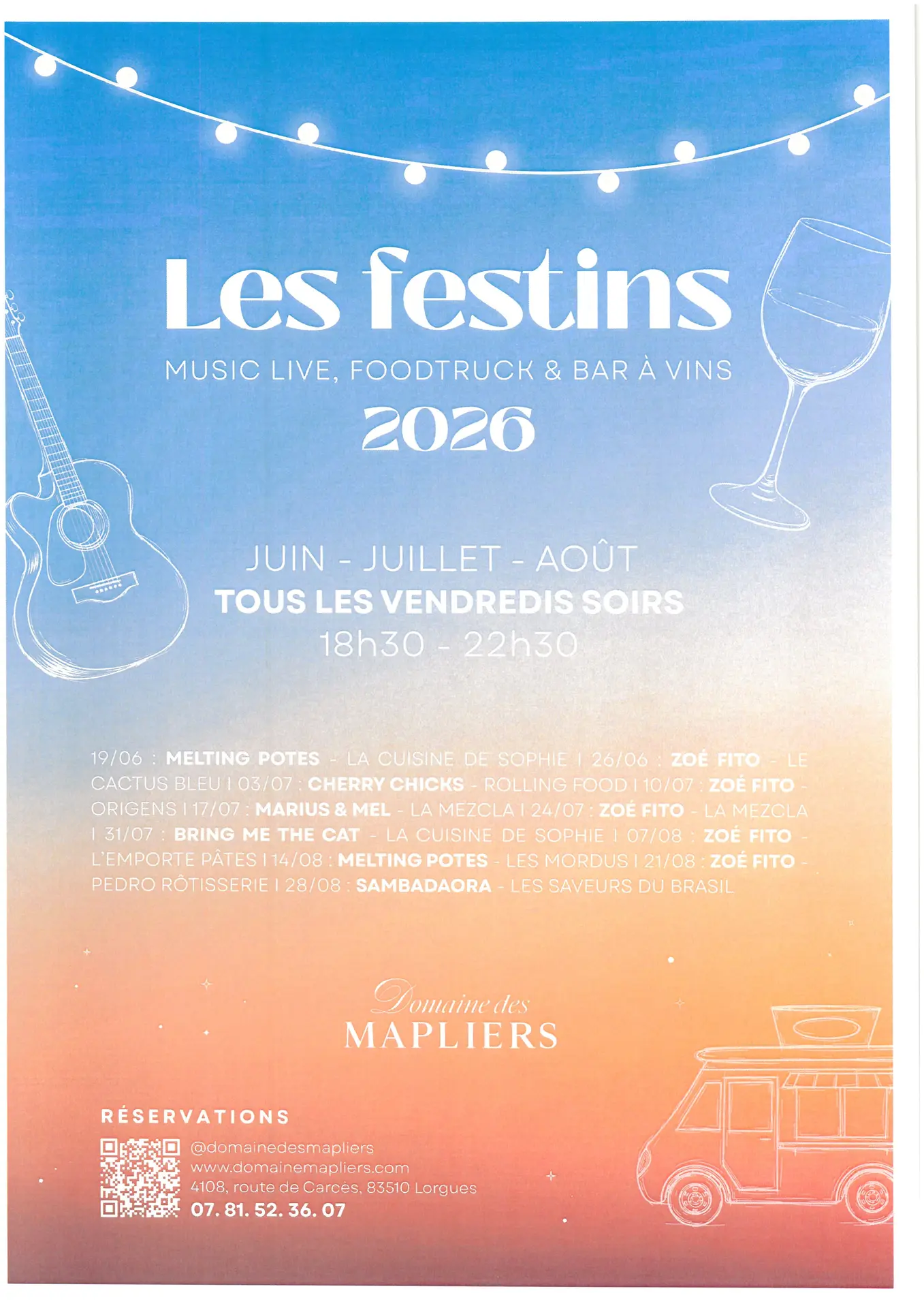 Apéro- Concert- Domaine desMapliers