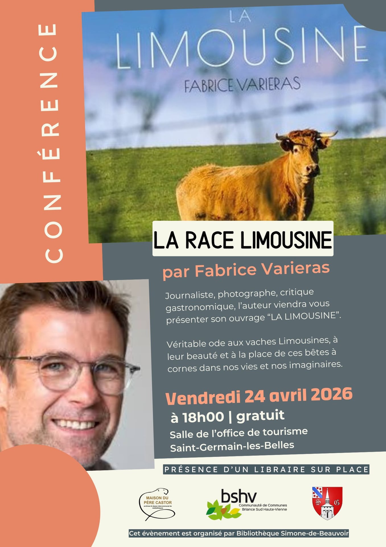 Conférence : La race Limousine par Fabrice Varieras