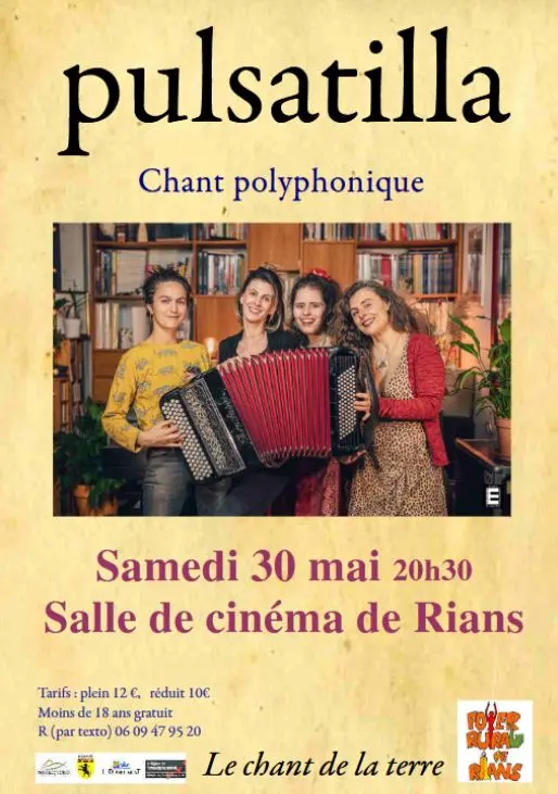 Concert : Pulsatilla - Chant polyphonique