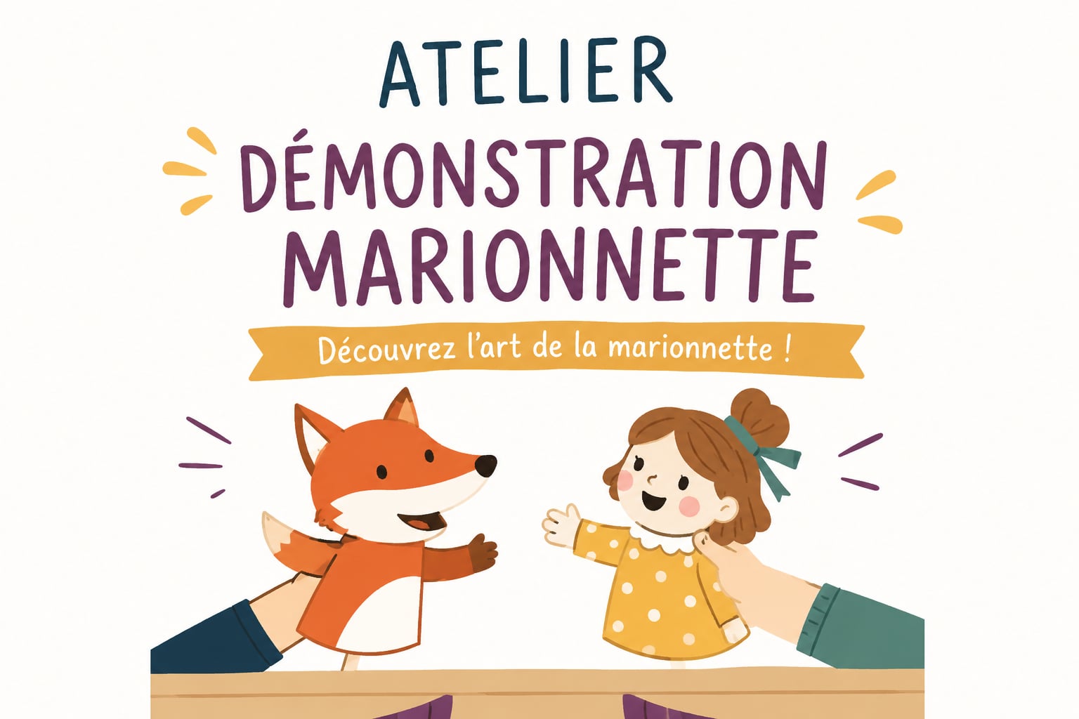 Atelier – Démonstration de Marionnette (à partir de 6ans)