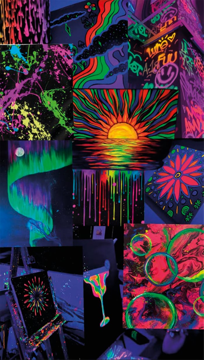 Atelier famille "Tableau fluorescent"