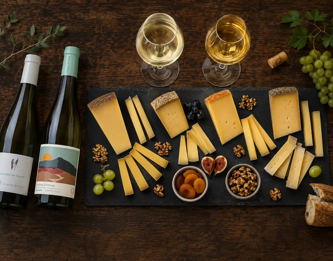 Vignobles en Scène : Les blancs en font tout un fromage