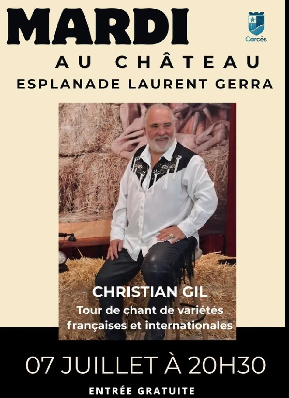 Concert: Christian Gil - Variétés françaises et internationales