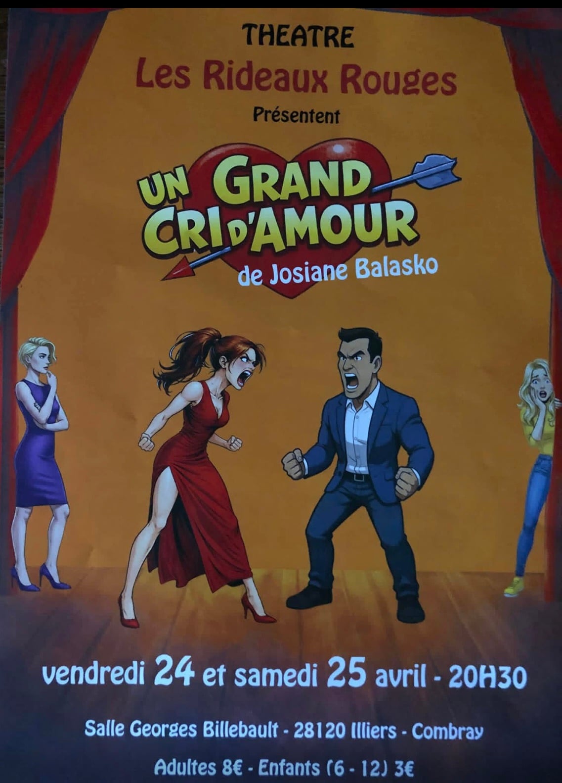 Théâtre : Un grand cri d'amour