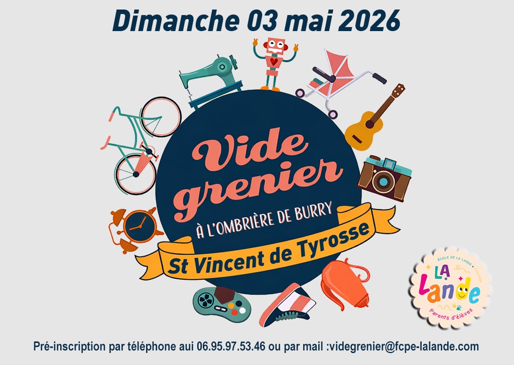 Vide-Grenier - FCPE La Lande