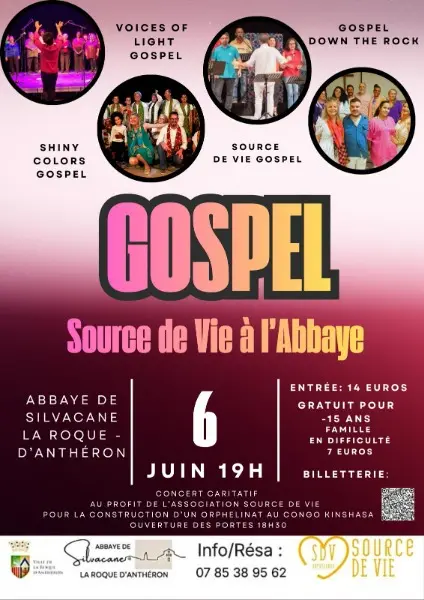 Concert Gospel "Source de vie" à l'abbaye