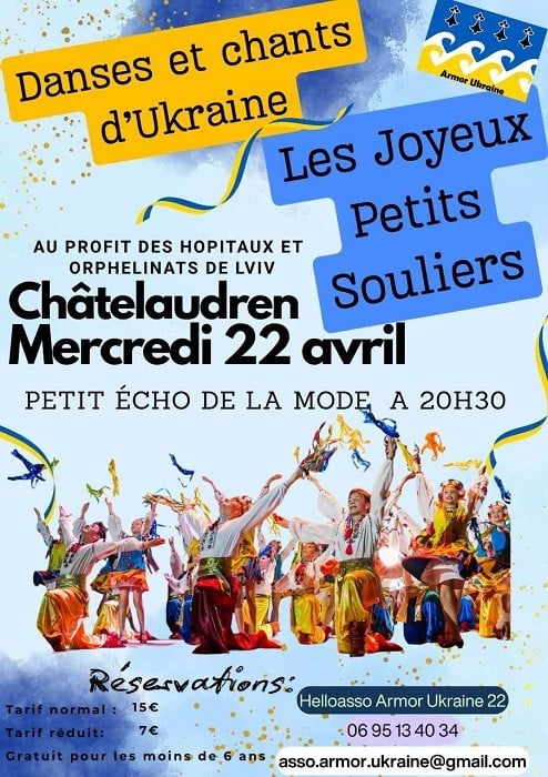 Spectacle Chants et Danses d’Ukraine