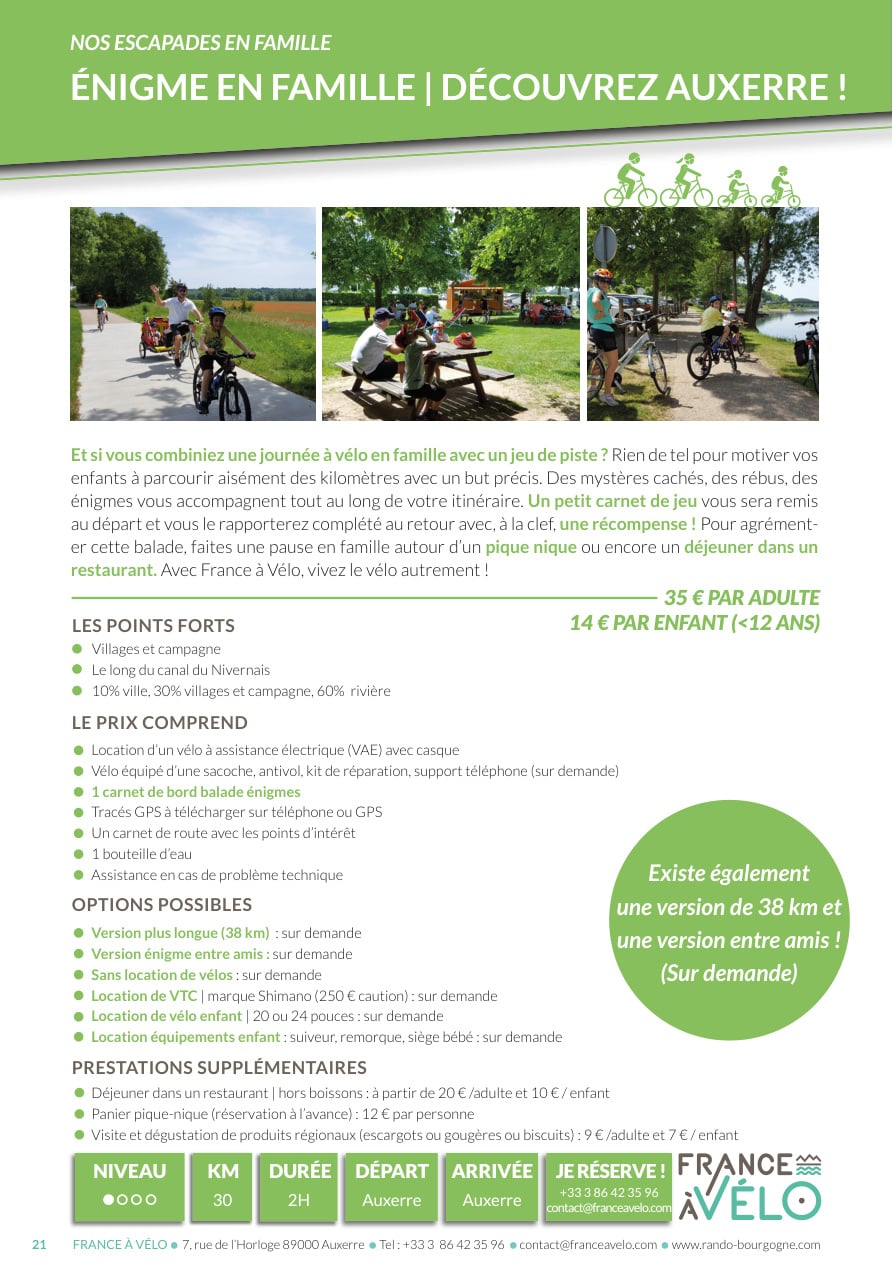 ÉNIGME EN FAMILLE | DÉCOUVREZ AUXERRE !