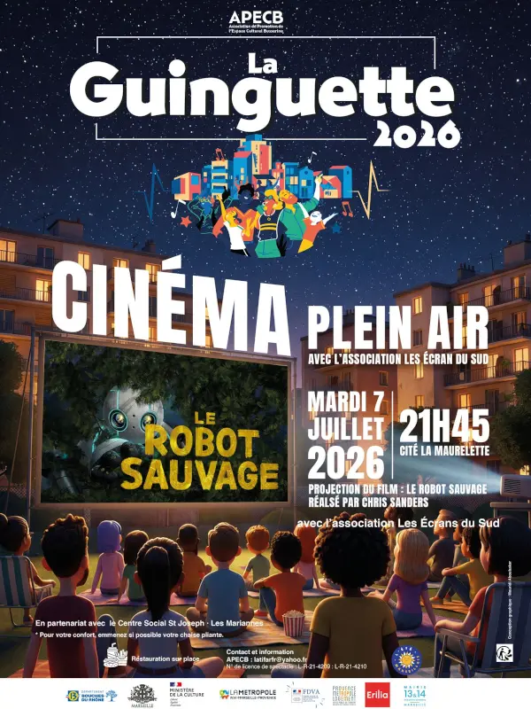 La Guinguette - Projection du film Robot Sauvage