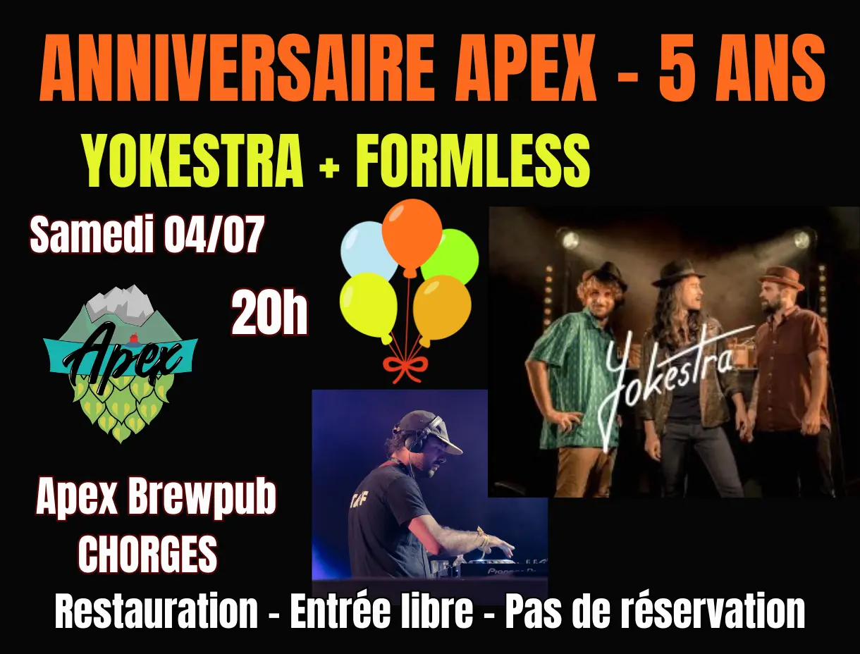 Anniversaire 5 ANS de l'APEX