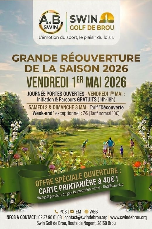 Golf - Grande Réouverture de la Saison 2026