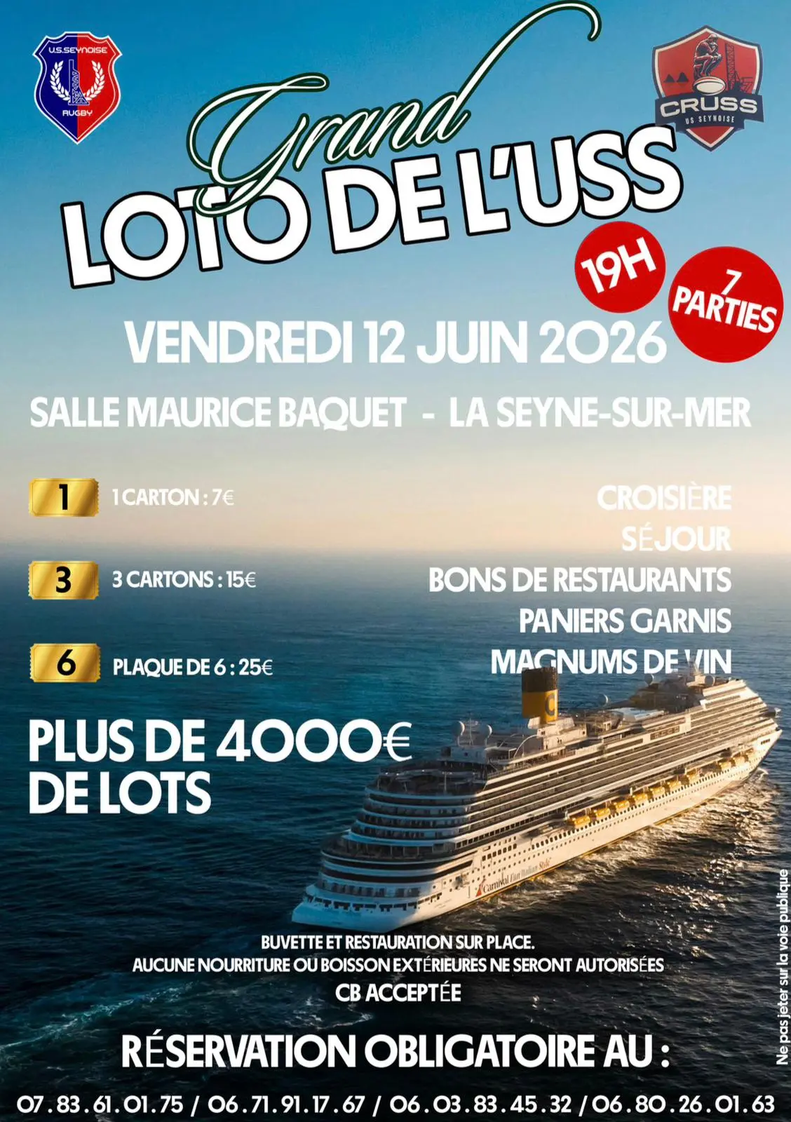 Grand Loto de l'USS Rugby