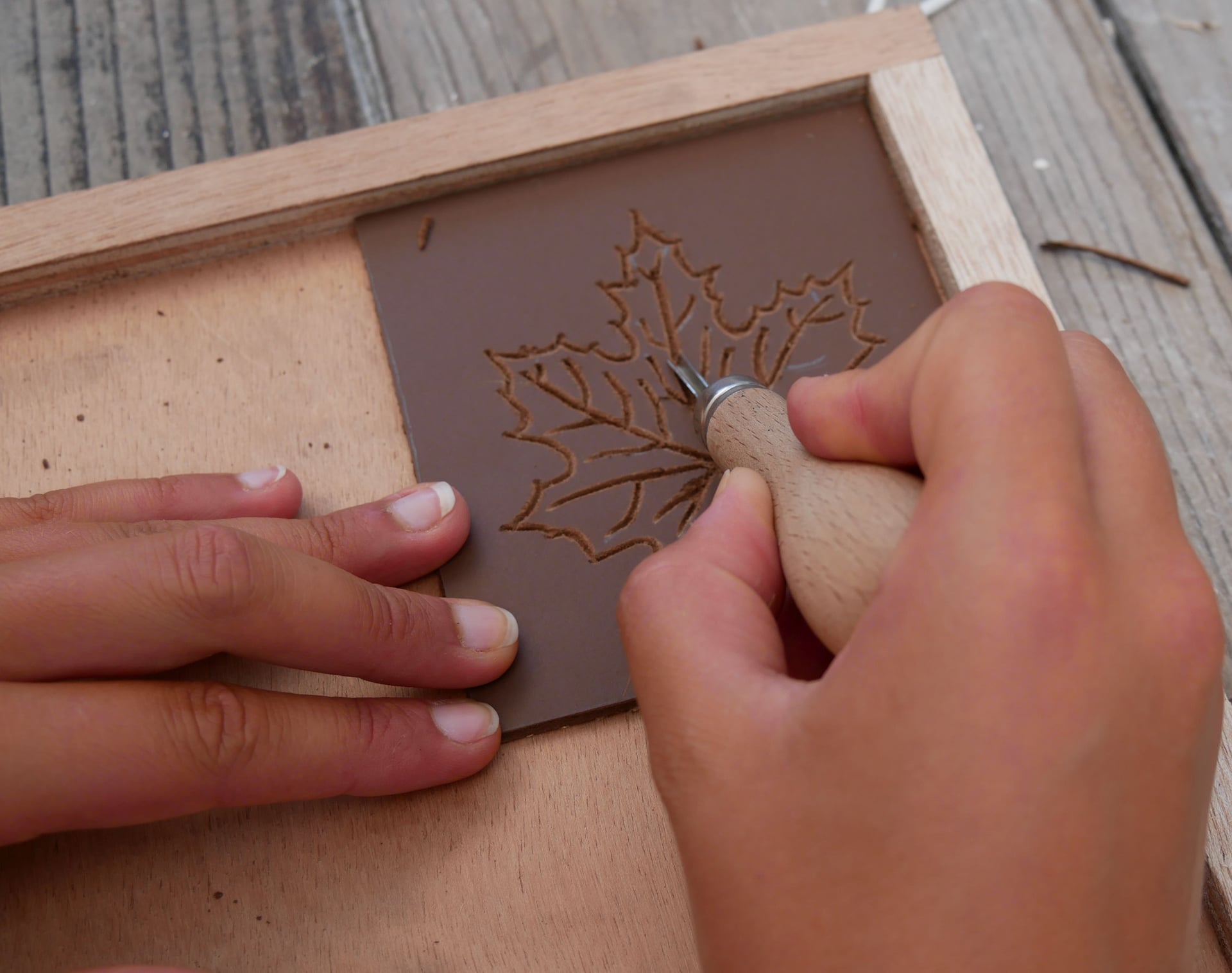 Les mardis de l'été «Cartes postales en linogravure»