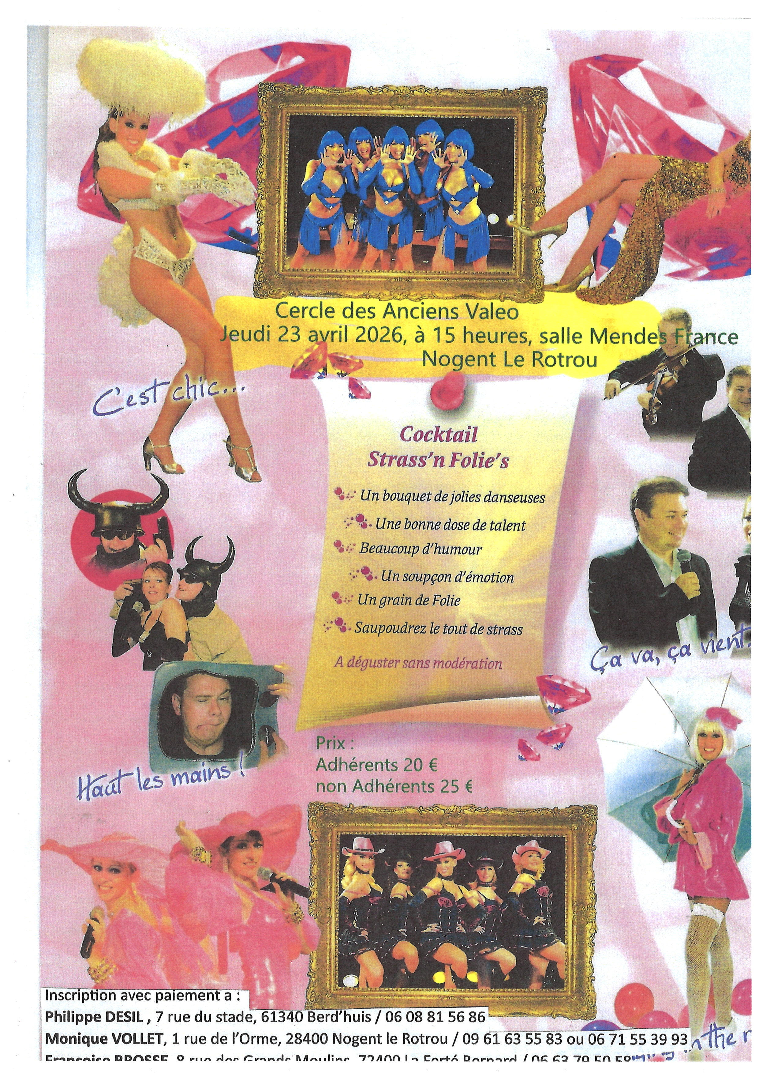 Cocktail Strass'n Folie's - Organisé par le cercle des anciens de Valéo