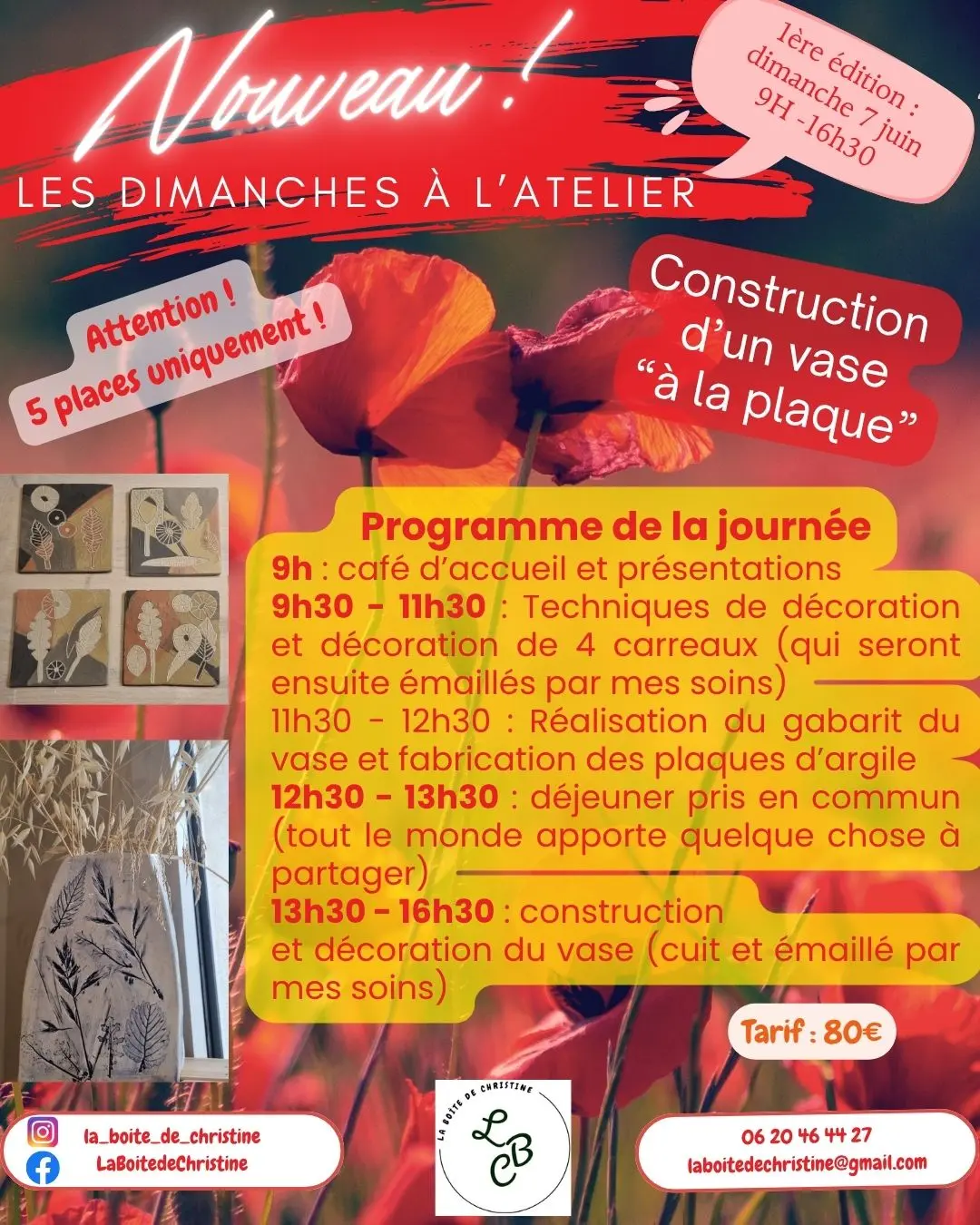 Les dimanches à l'atelier