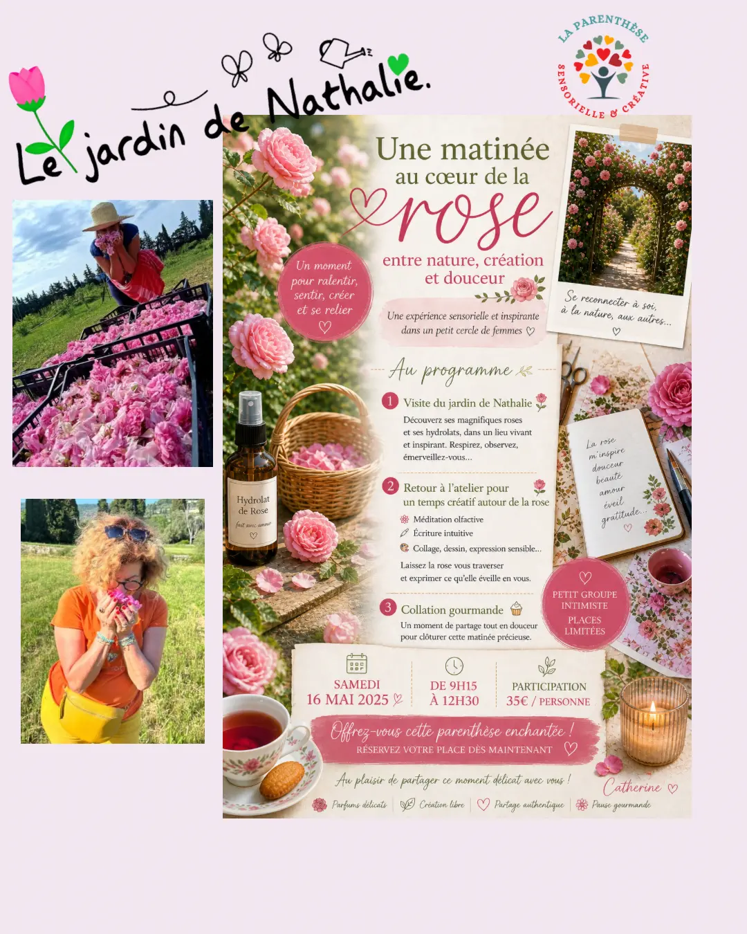 Une matinée au cœur de la rose de Damas