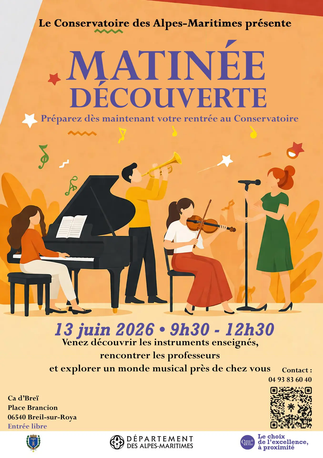 Matinée découverte : Osez le conservatoire