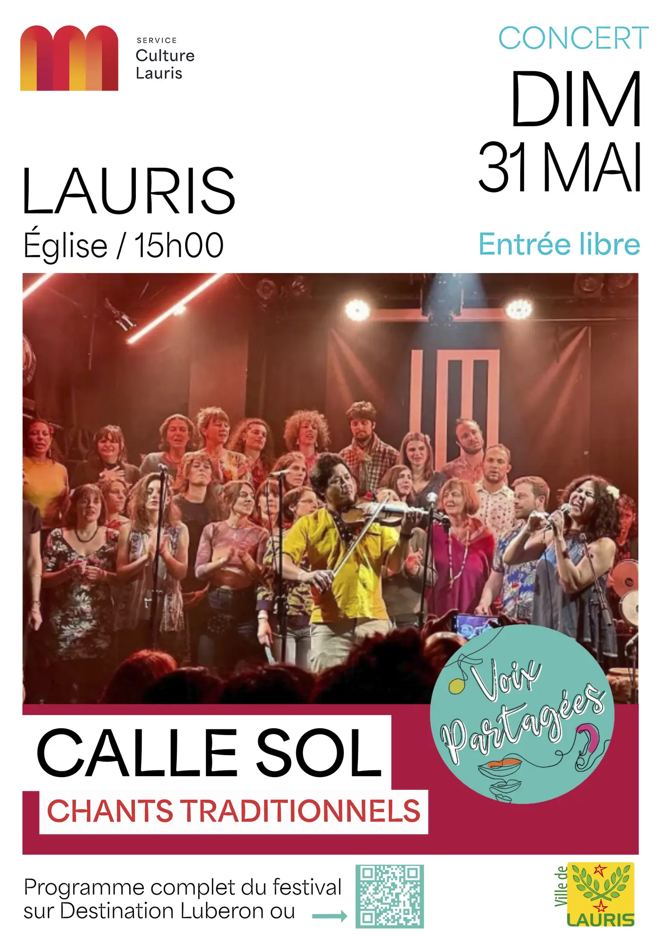 Calle Sol - Chants traditionnels - Festival "Voix Partagées"
