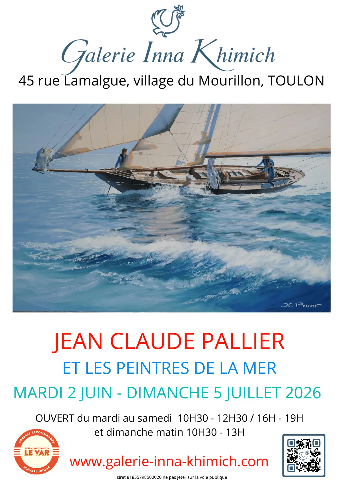 Exposition - Jean-Claude Pallier et les peintres de la mer