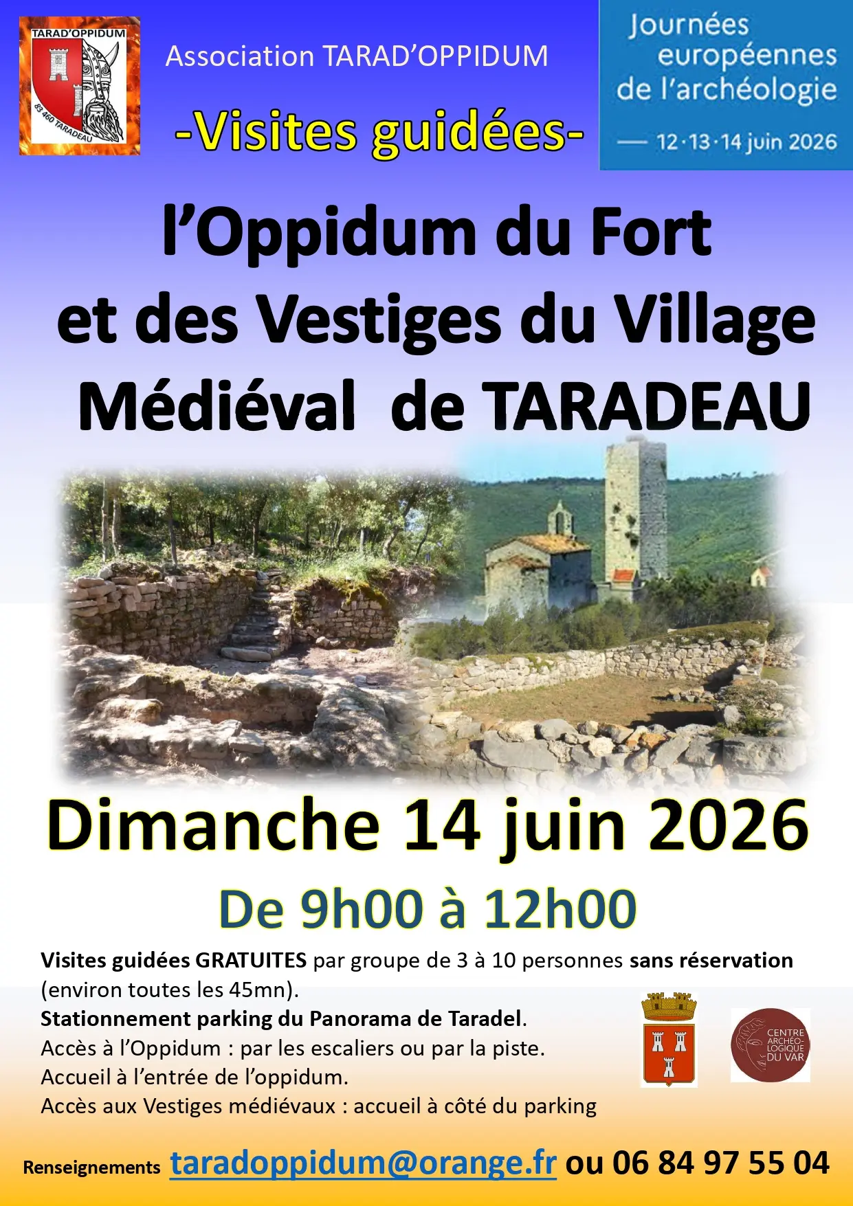 Journées européennes de l'archéologie - Visite guidée de l'Oppidum du Fort